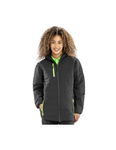 RES-R240X-Recycled Black Compass Padded Winter Jacket